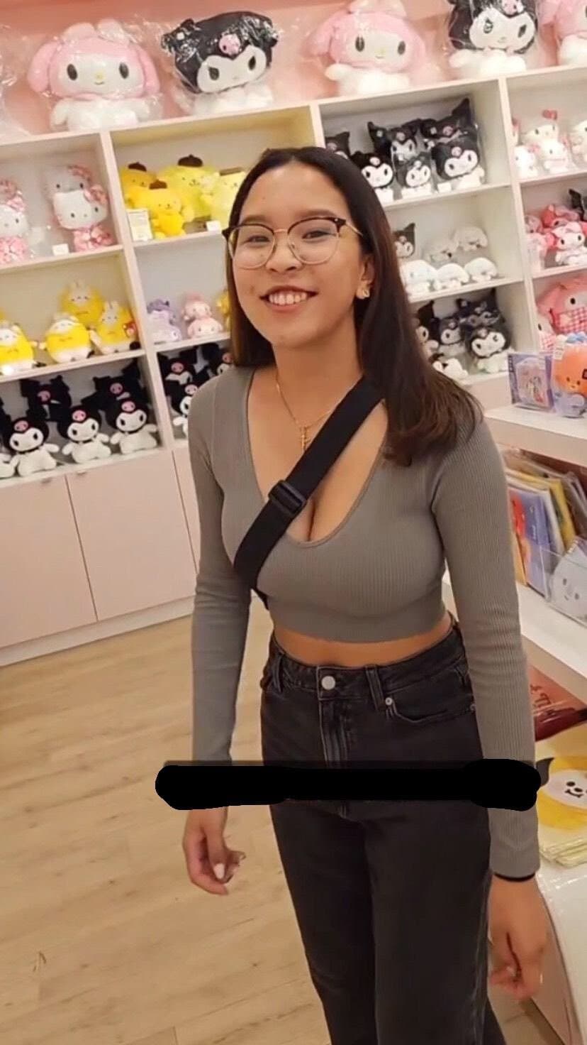 Kay 19 Petite Asian shoes her slutty body with perky tits