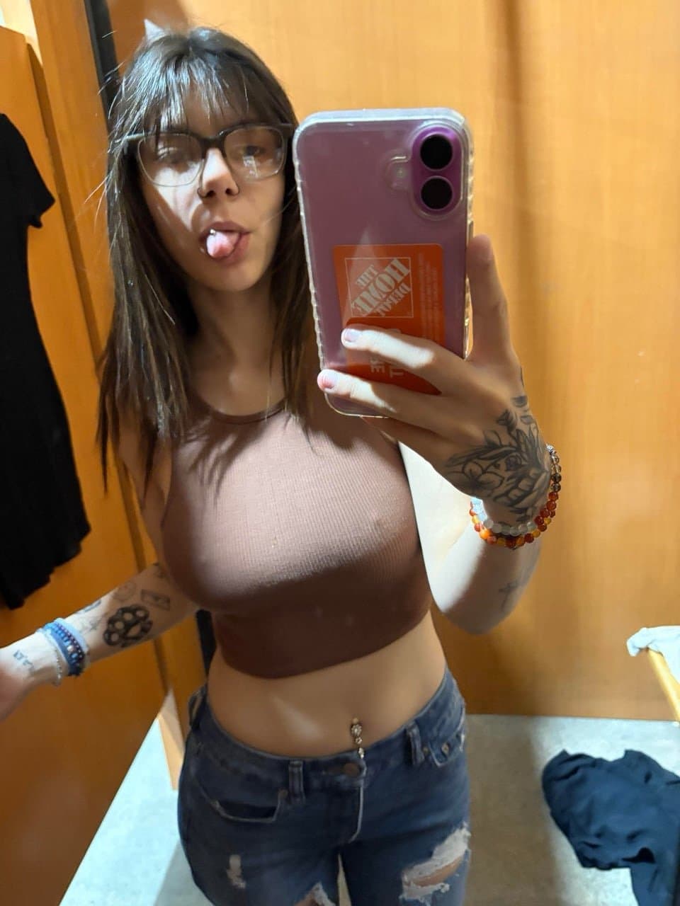 Collage girl with nice tits