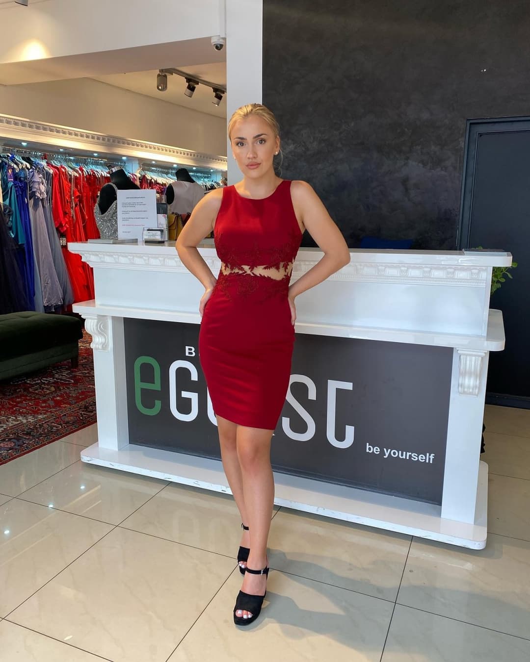 Hot Blonde bosnian slut from Austria with amazing dress - austrian girl from bosna,legs feet ass