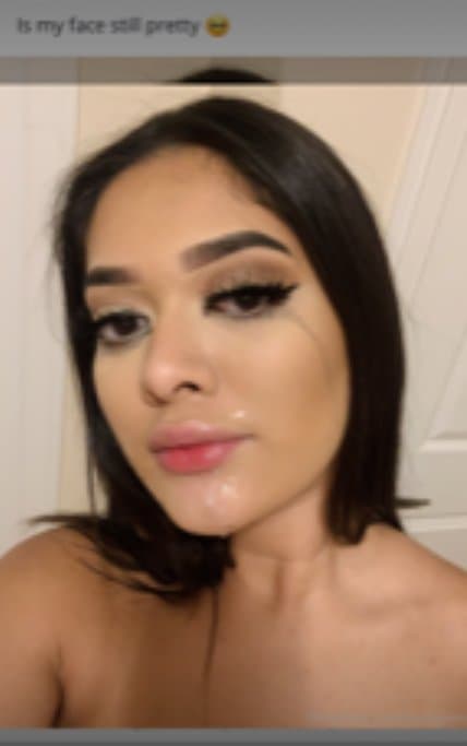 Click to view full size Jocelyn being the slut she is enjoying sucking cock and getting facials