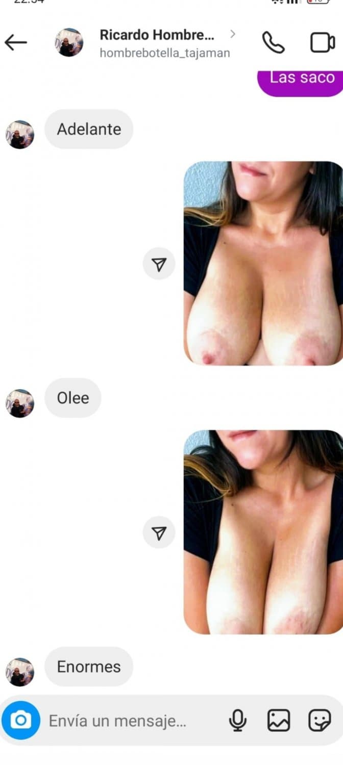 Cuando un amigo recibe un mensaje de la mujer de su amigo ... Putona tetona de Barcelona María Jesús