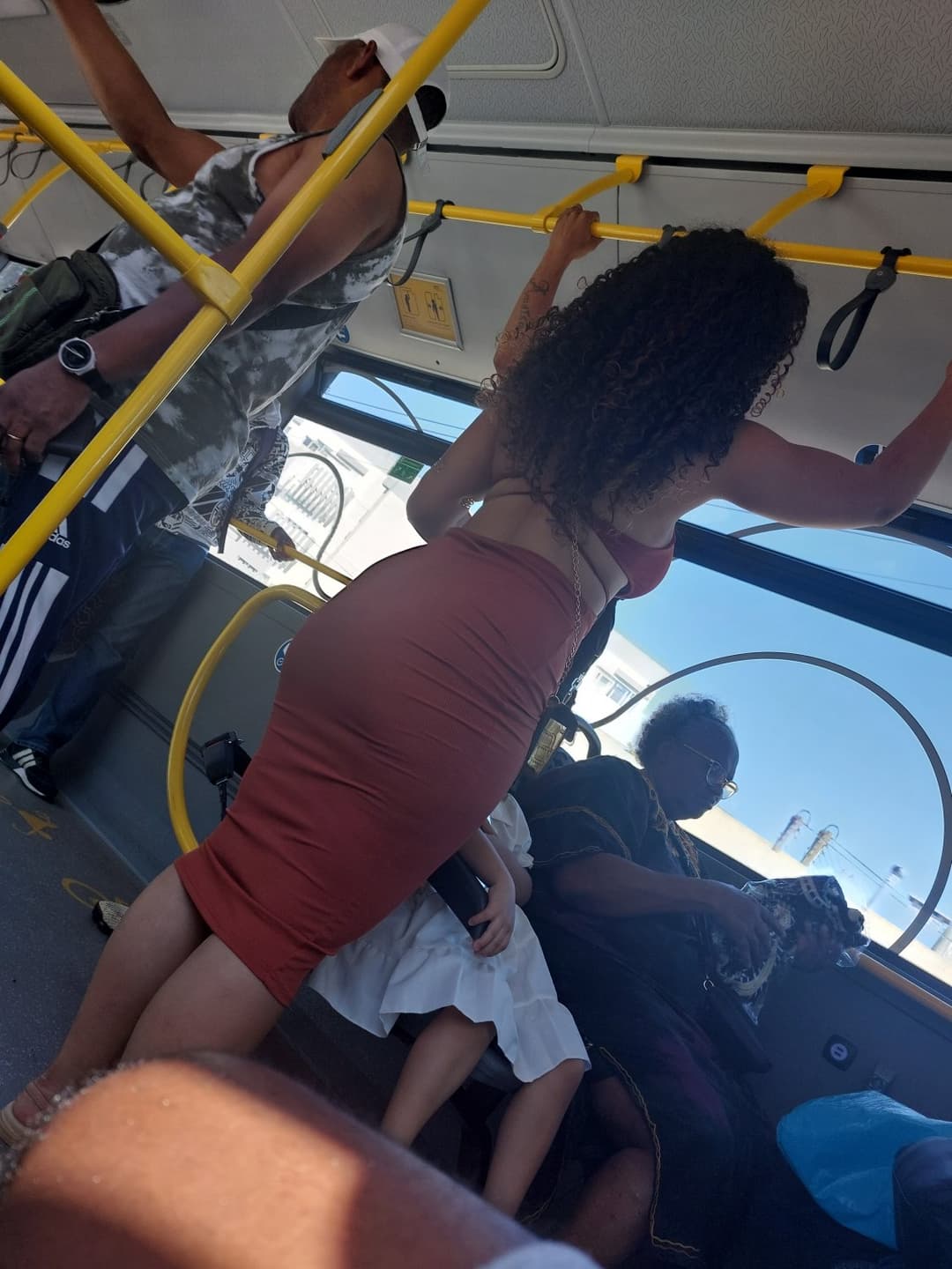 Big ass on bus