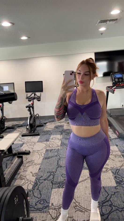 Thick pale red head Latina gamer girl with insane ass and body