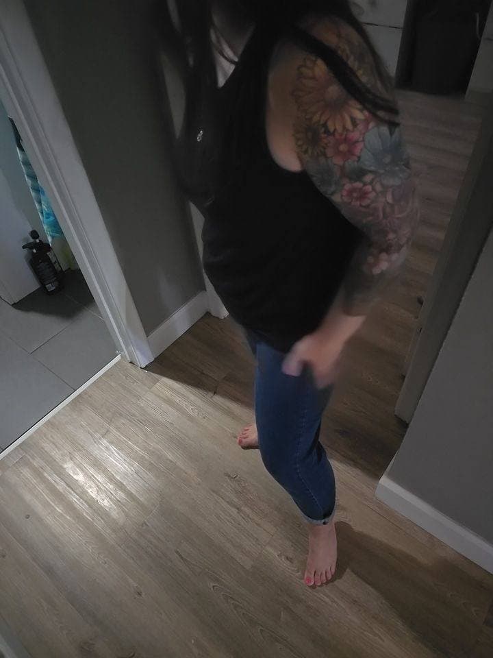 Creepshots of my mom working hard