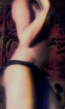 Horny wife dancing hot body