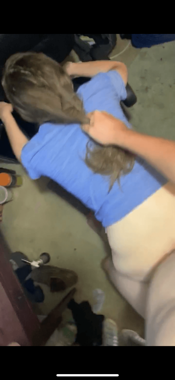 Methed up slut sucks my dick and gets fucked bent over pulling her hair