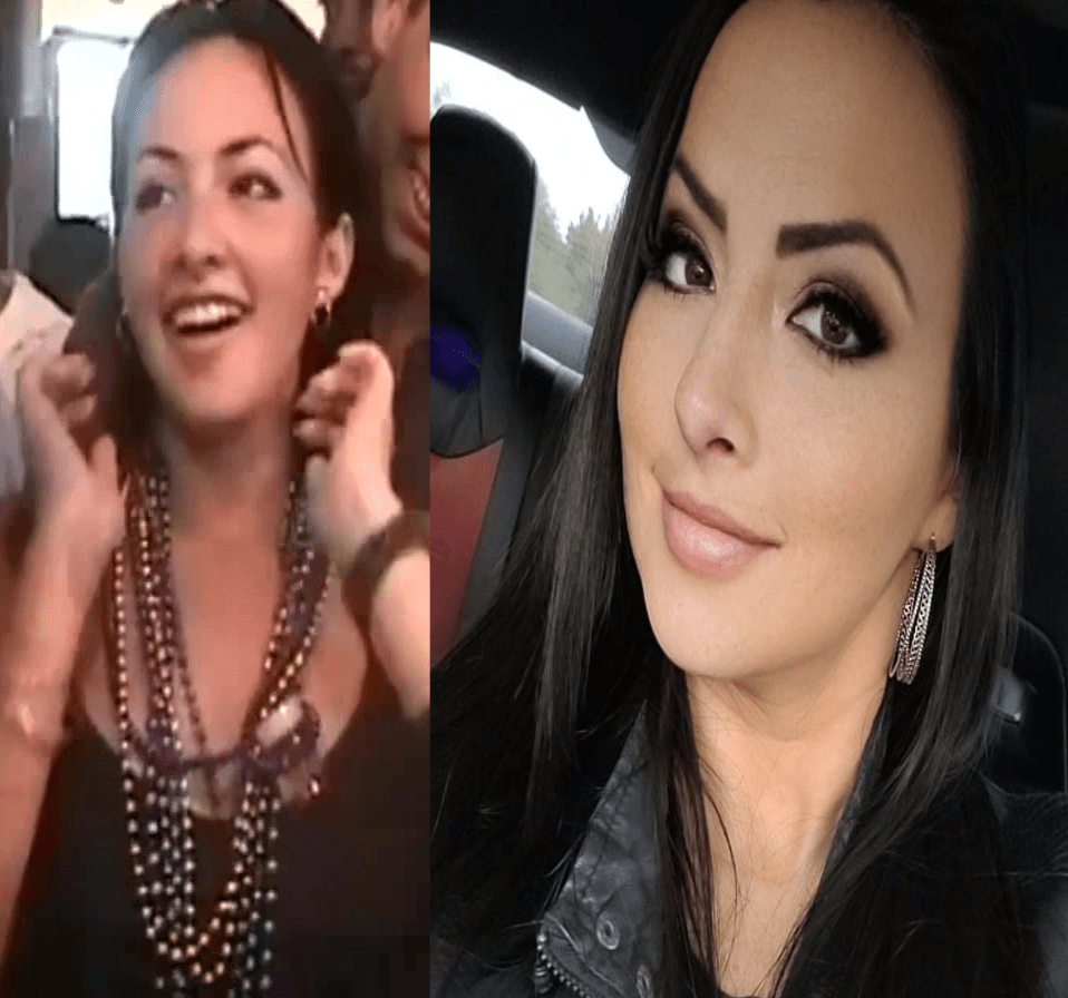 Montserrat has a pretty name, pretty face, and pretty tits that she shows off at mardi gras