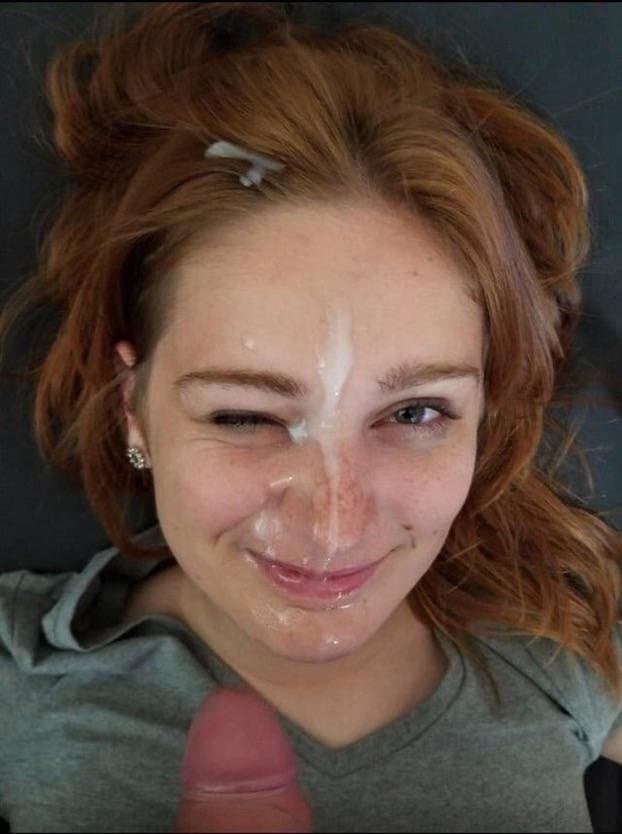 Click to view full size jizz makes her smile