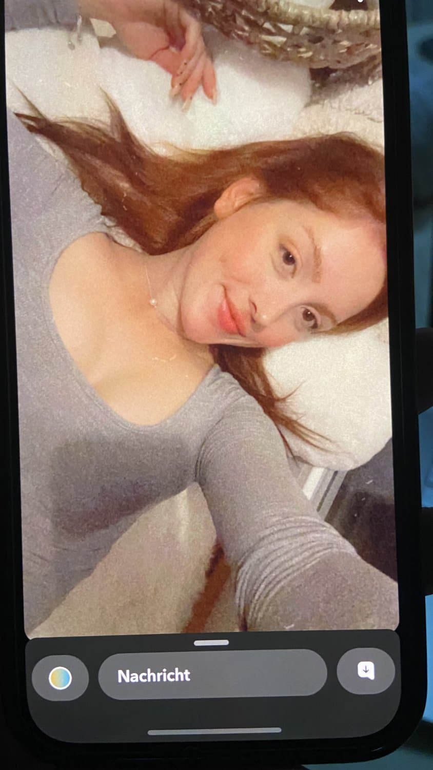 Halie - Desperate German Christian Slut With Ugly Tits Snapping Me Even After Getting Ignored