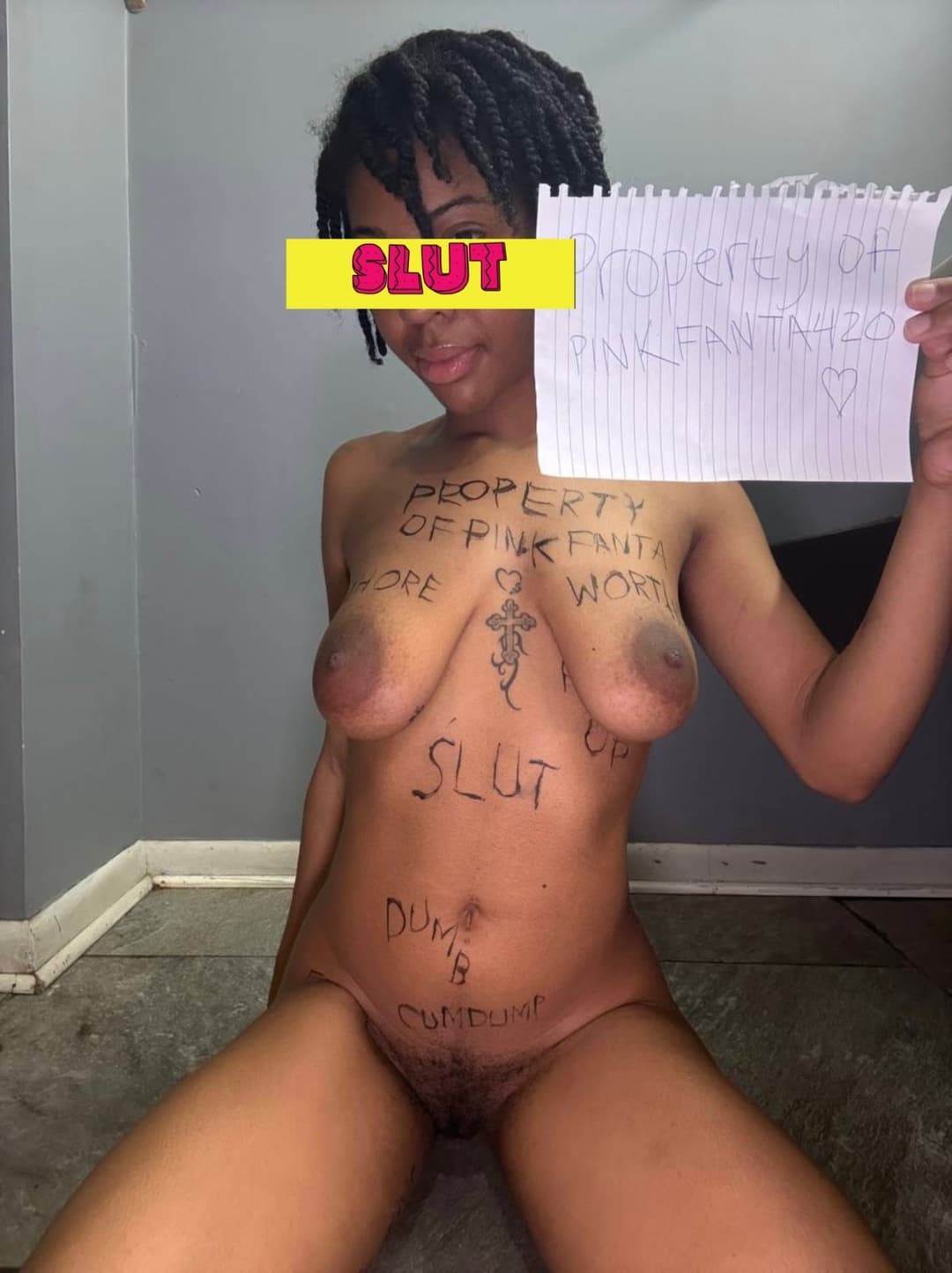 Slutty Ebony ready to drain your wallet ?? ?