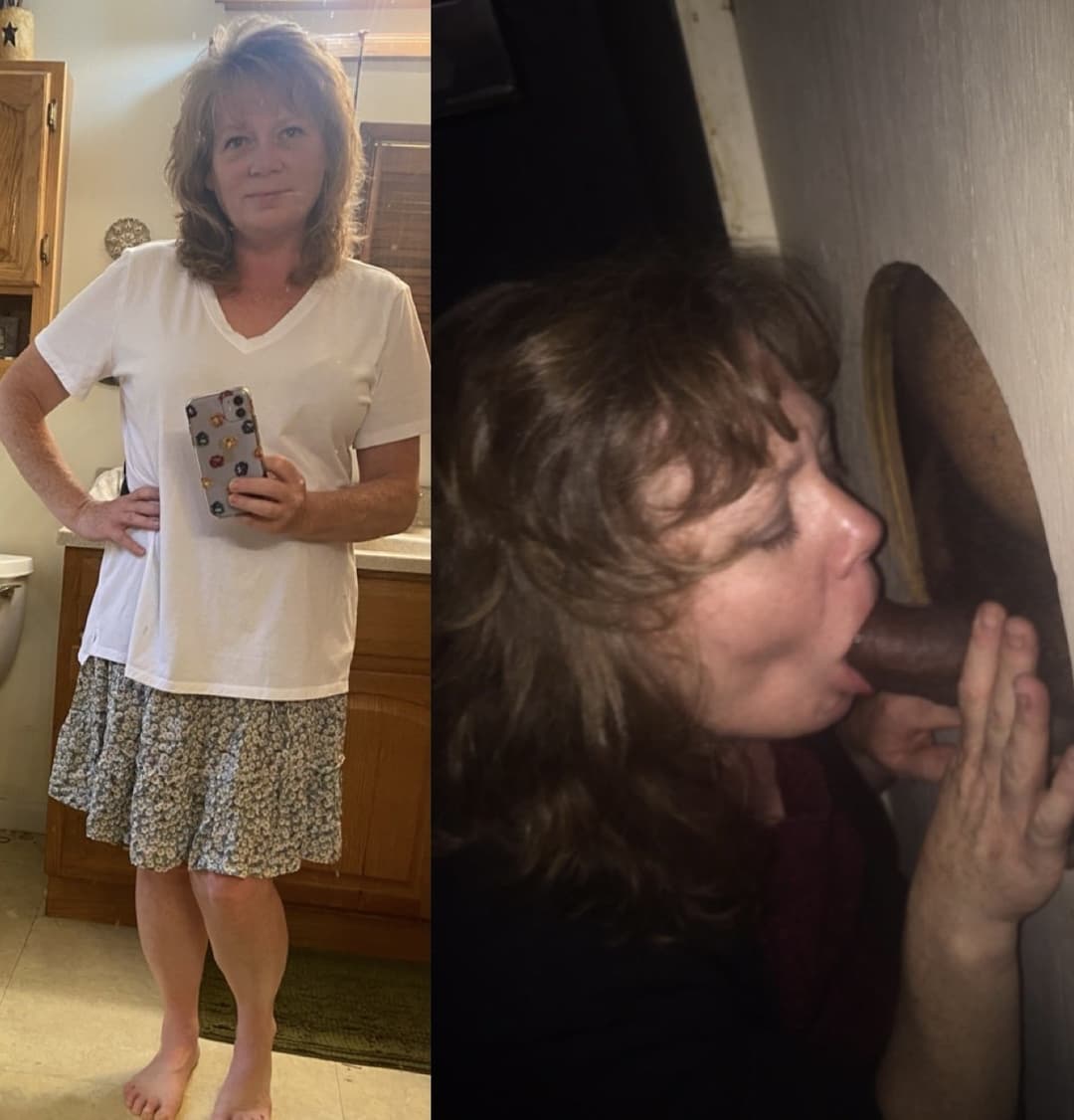 Hotwife mom sucks cocks