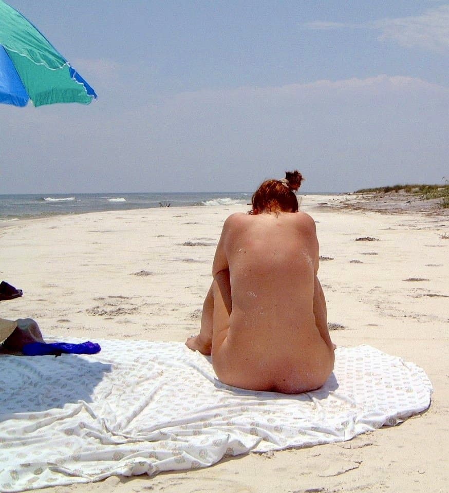 Jill from Iowa Nude on Ship Island