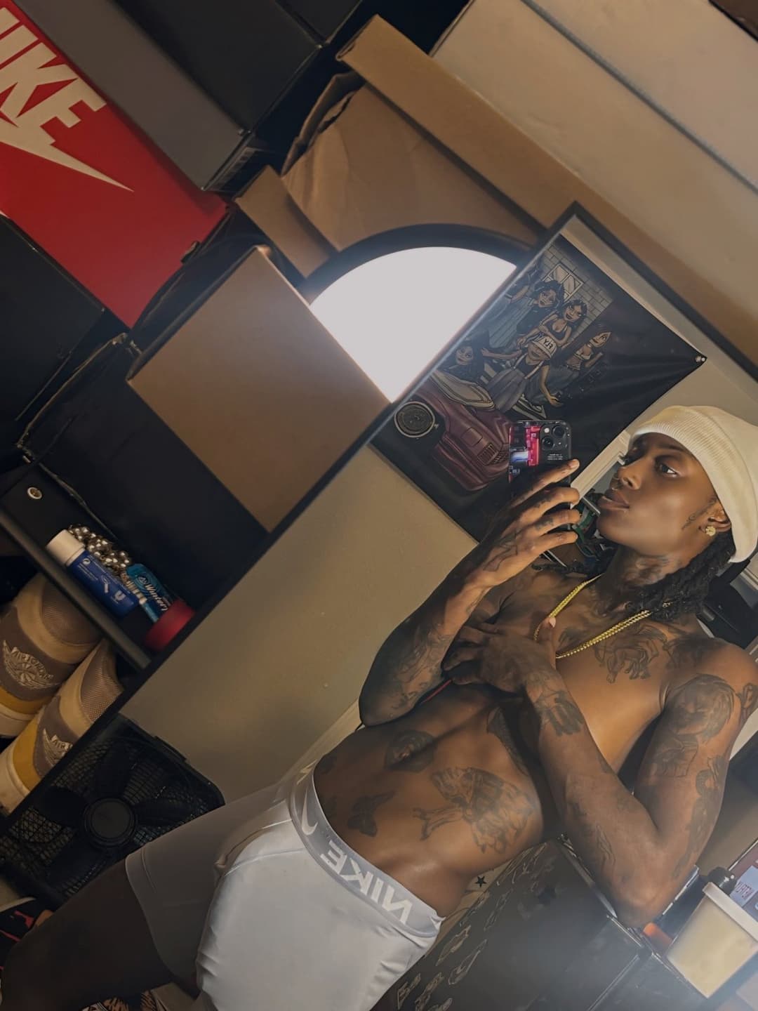 Black dyke stud ebony tomboy Tajee.