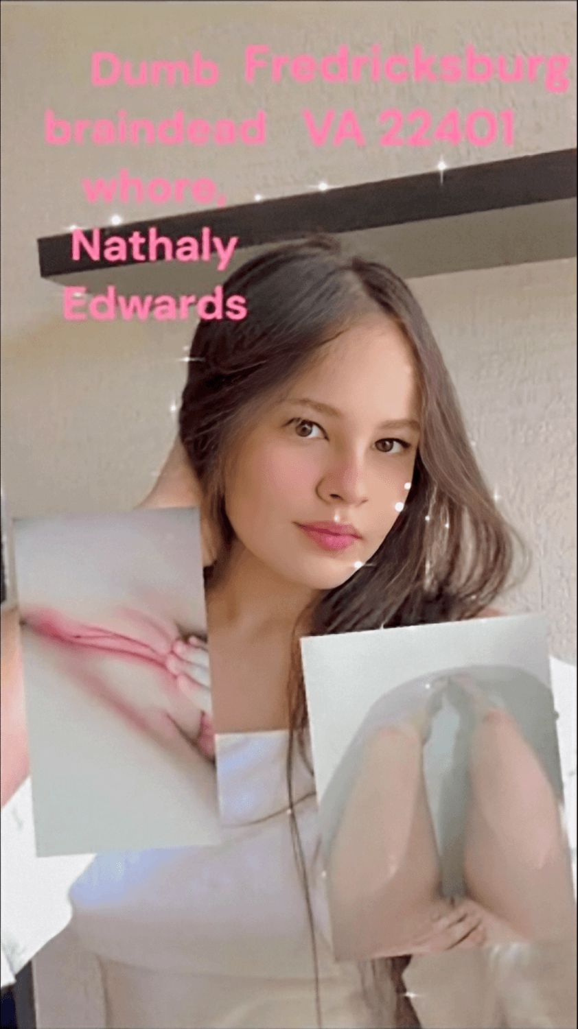 (TEMPORARY) Nathaly Edwards is now a complete and RUINED Snapchat webwhore, add her!!