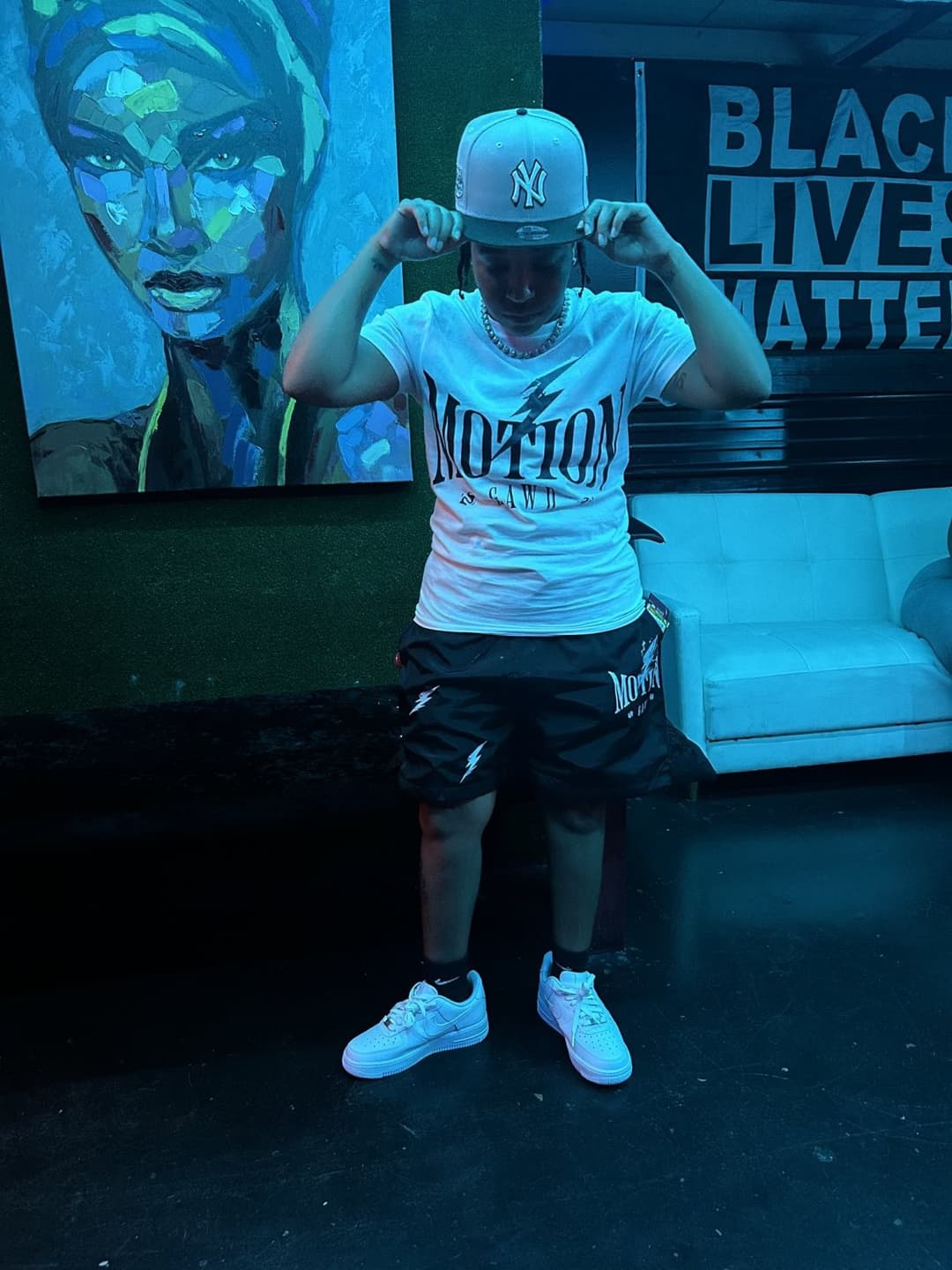 Black Tomboy Ebony black dyke stud midget Hoodrxch P2