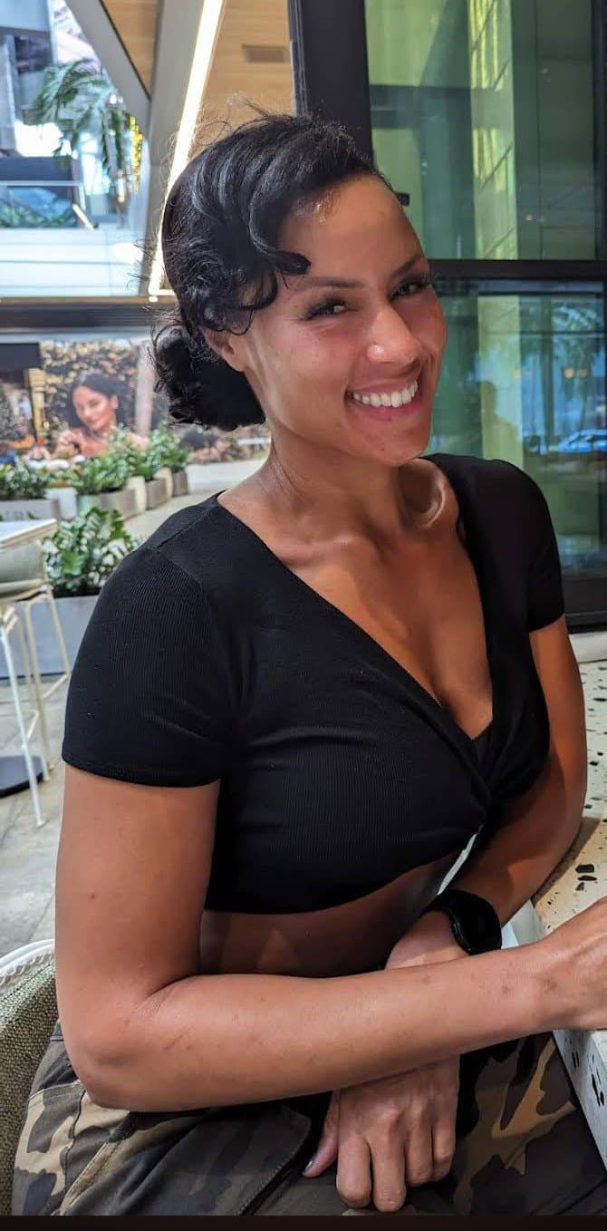 Sexy slut black wife has a hot mom bod.  She smiles as she waits for your hot load facial