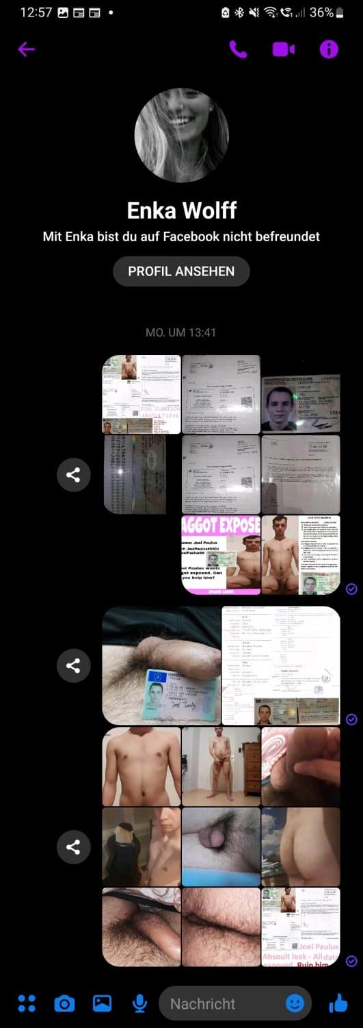 Joel paulus registed erkennungsdienstliche Behandlung Nackt-ED, nude, chats leaked