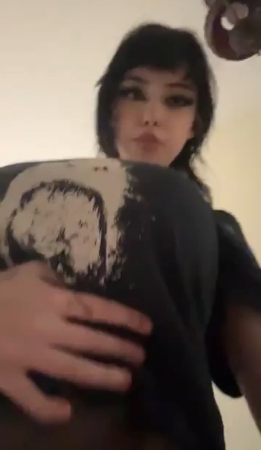 BIG, BUSTY, HUGE, GIGANTIC Titty Goth / Alternative Girl. Who loves attention online.