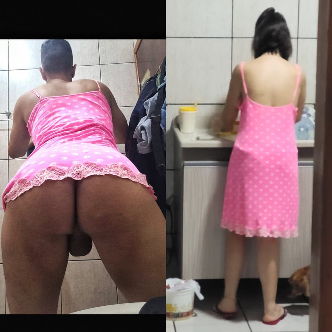 Pra comer minha irmã tem que me comer primeiro aceita? Vazando minha irmã enquanto uso calcinha dela