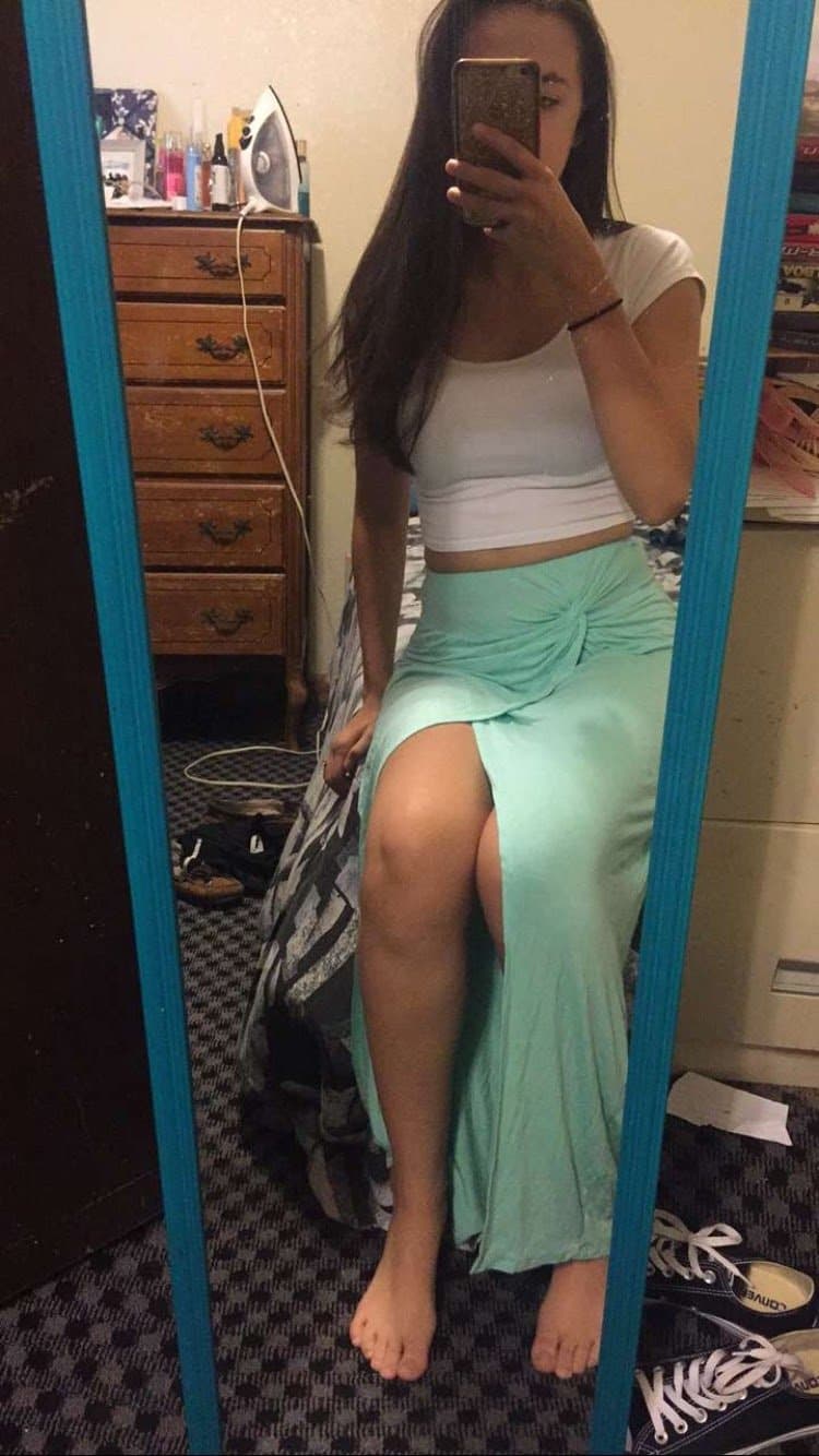 Click to view full size Mixed Latina tinder teen slut lets me play with her ass