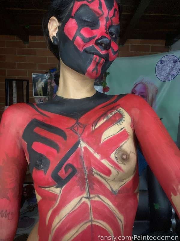 Teen latina colombiana amateur leaked body paint cute