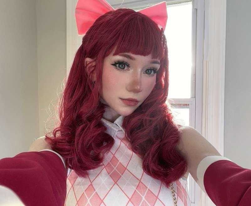 cute white egirl cosplay blowjob doggy(DM ME FOR REQUESTS) AI #206