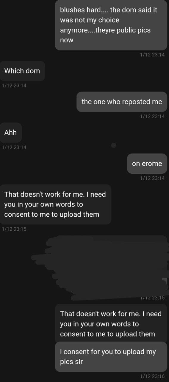 Webslut Sarah-Ellen fully consents to me uploading her pics