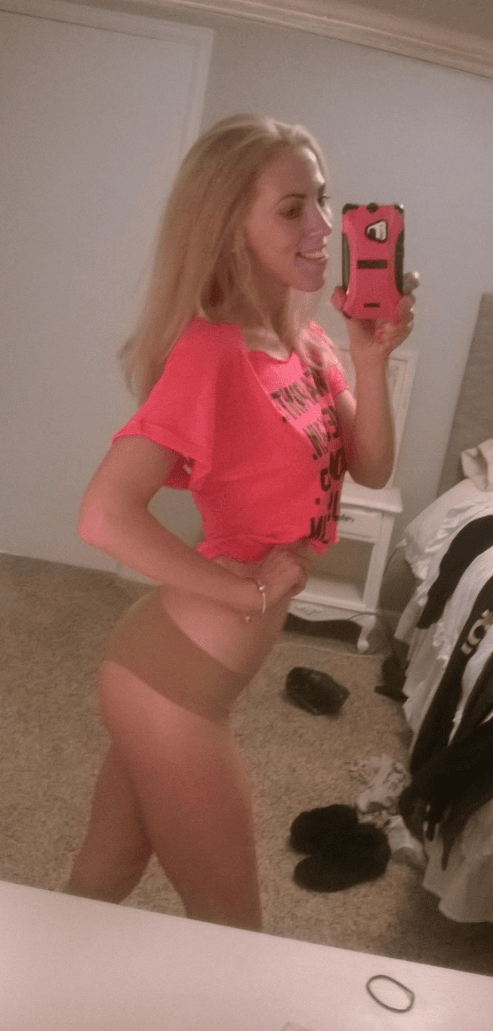 Busty Blonde Slut Wife Likes Wearing Other Men’s Cum Like a Whore