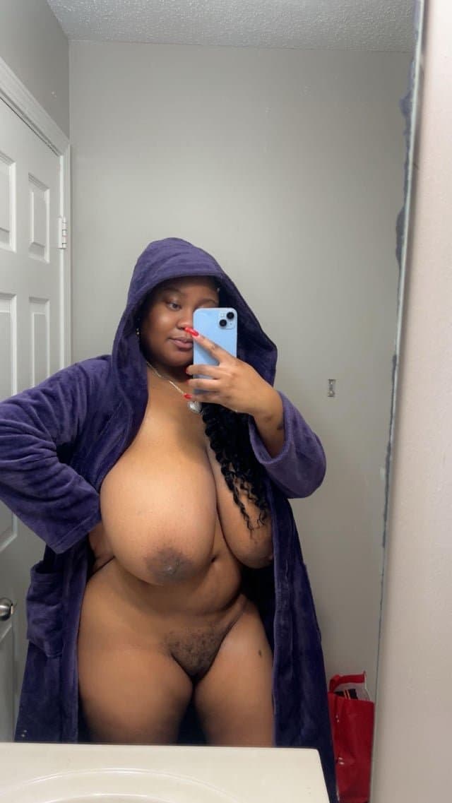 Huge Ebony Melons pt3