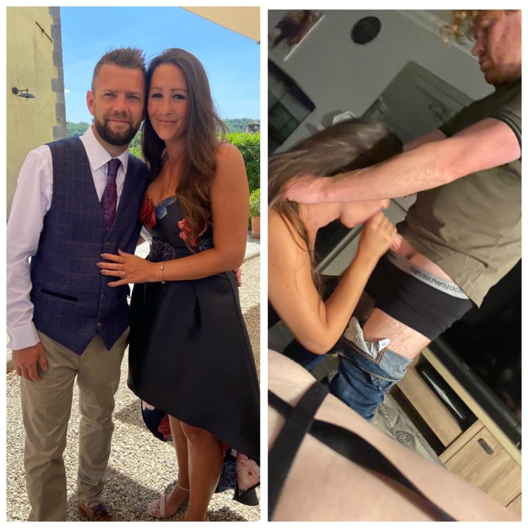 Swinger milf Lucy eats pussy and sucks cocks