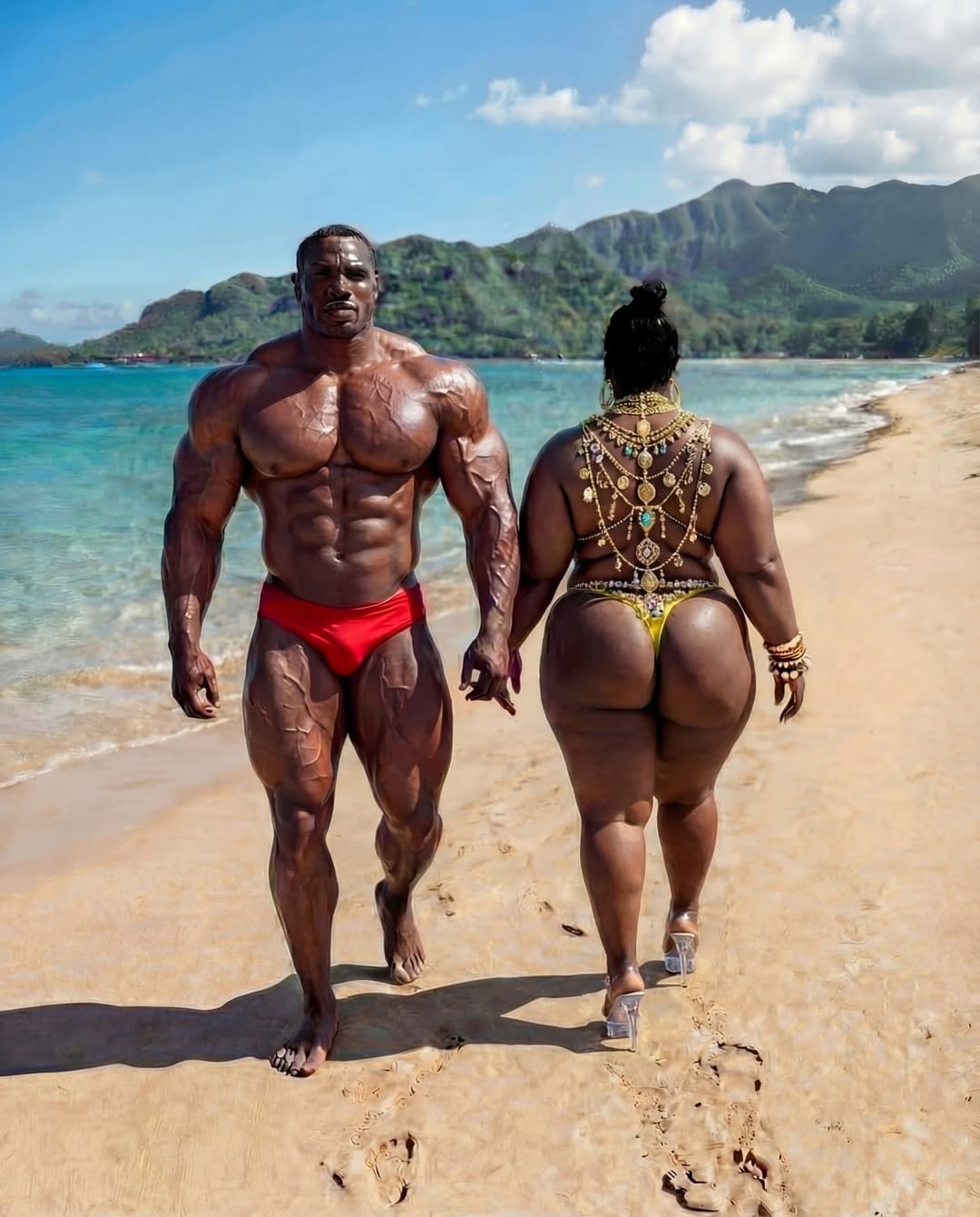 Black Chad and ebony tribal xxx