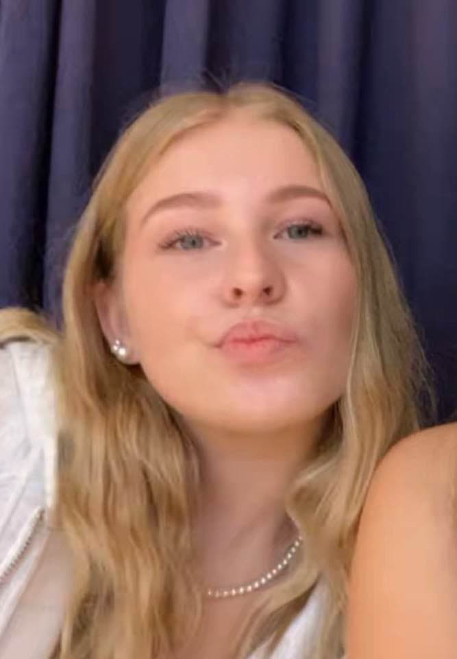 Blonde hair blue eyed curvy IRL Csenge likes to pose and show off her slutty full figured body