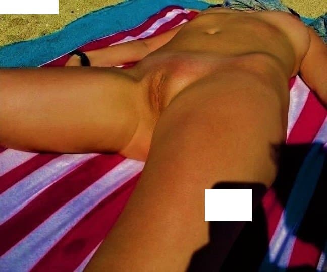 50yo chubby slut wife from Italy, nude beach