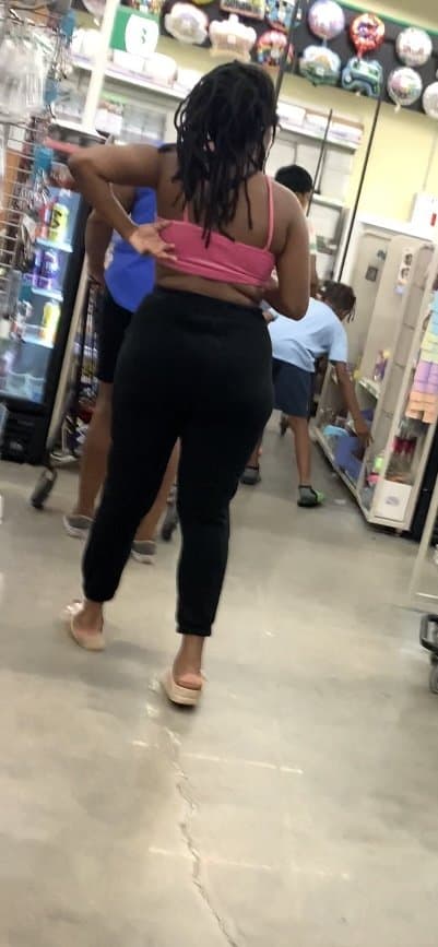 ChocolateQueen  ShayButta Soft Feet ?? & Fat Butt In Dollar Tree {Photos & Video Clip}