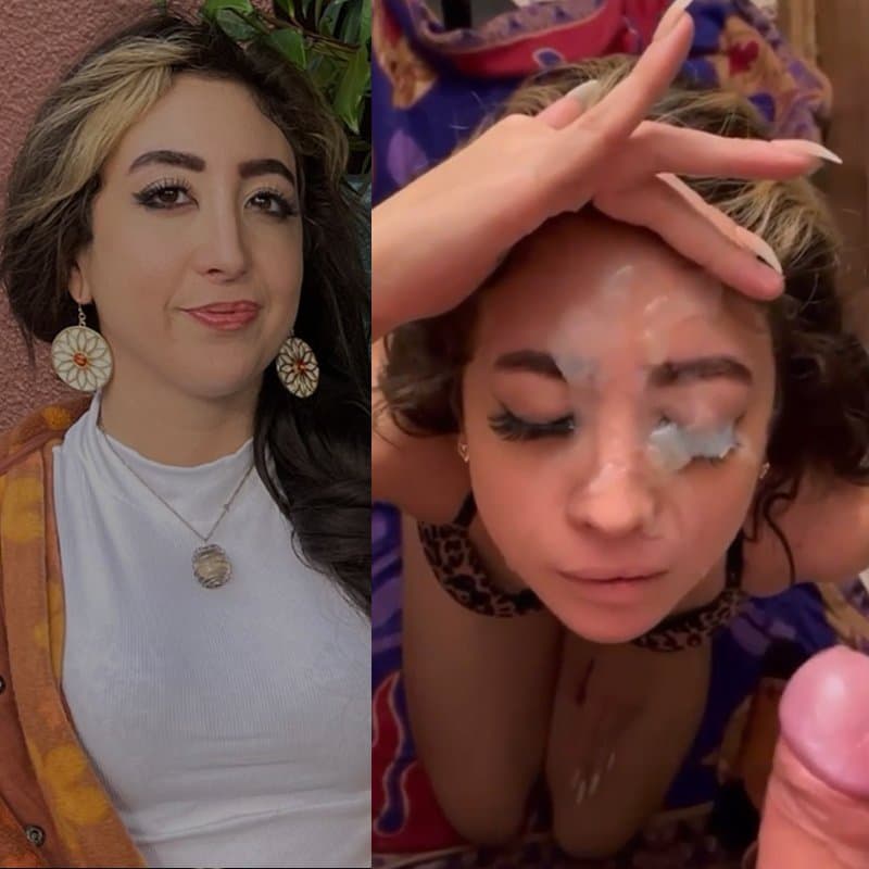 Pretty Teen Slut Getting Huge Facial