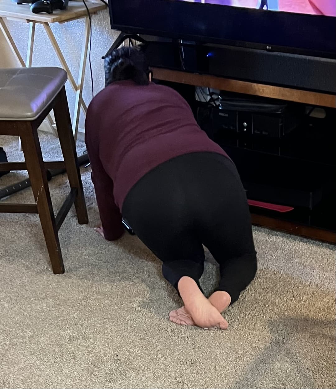 Love starring at my Latina sister ass