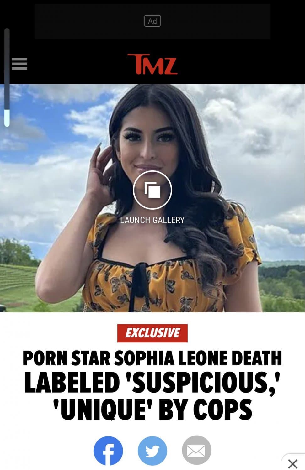 A little late but R.I.P. Sophia Leone