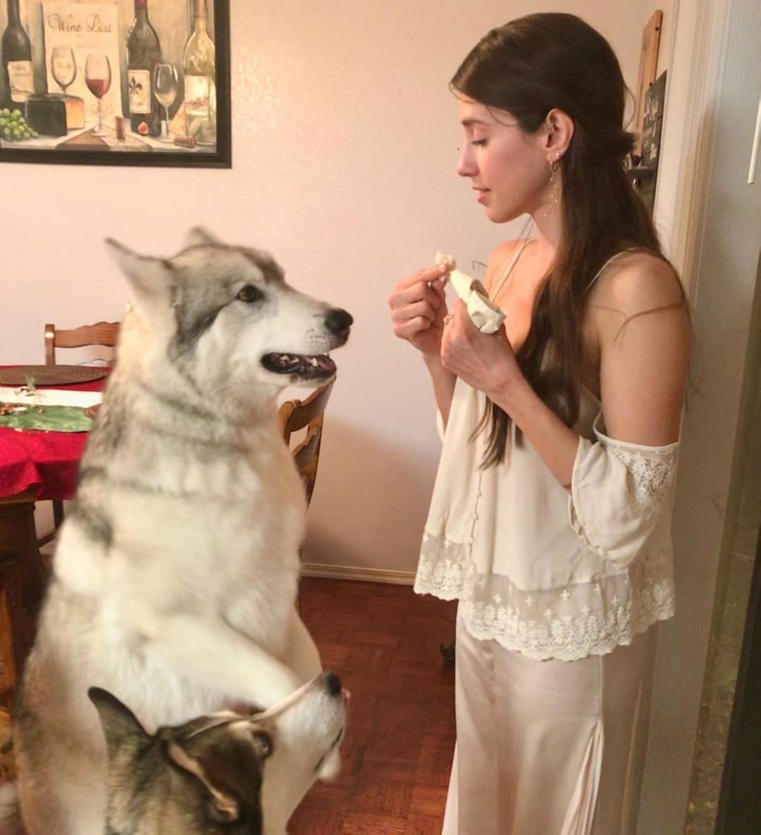 sexy exotic tour guide masturbating