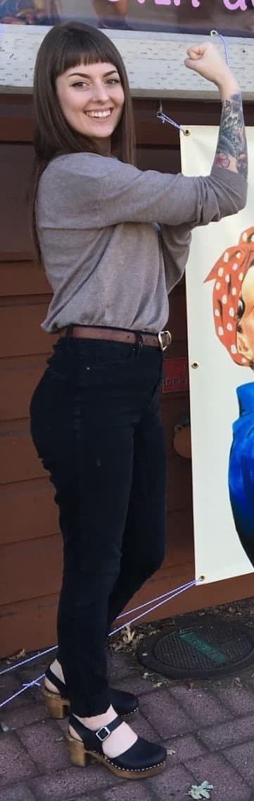 Hipster with a tight body