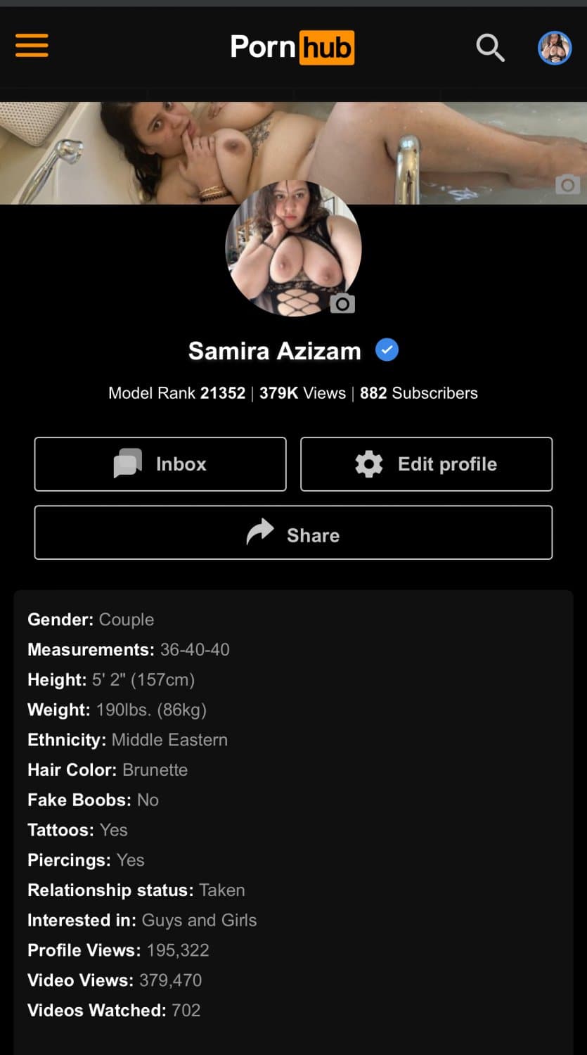 Samira Azizam an authentic Muslim Hijabi porn queen from Iran