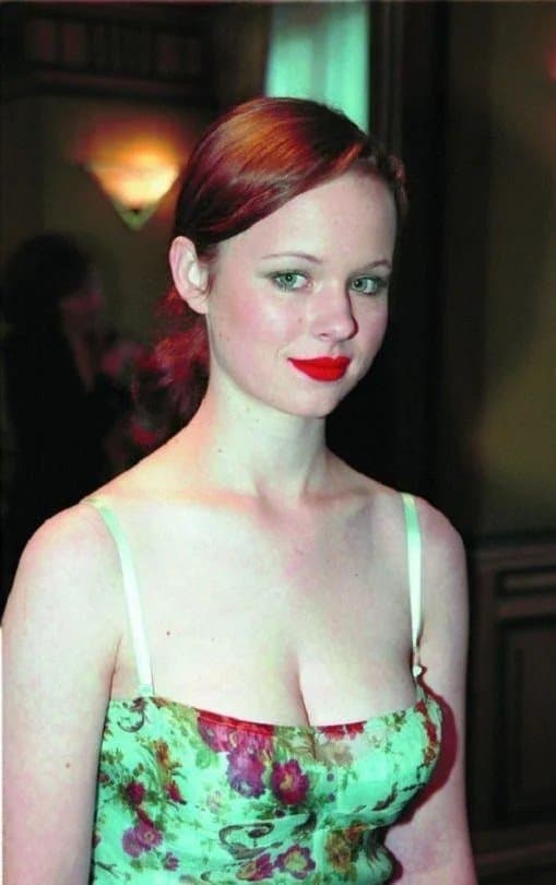 Actress Thora Birch. This natural beauty big titty bitch has milkers made to motorboat
