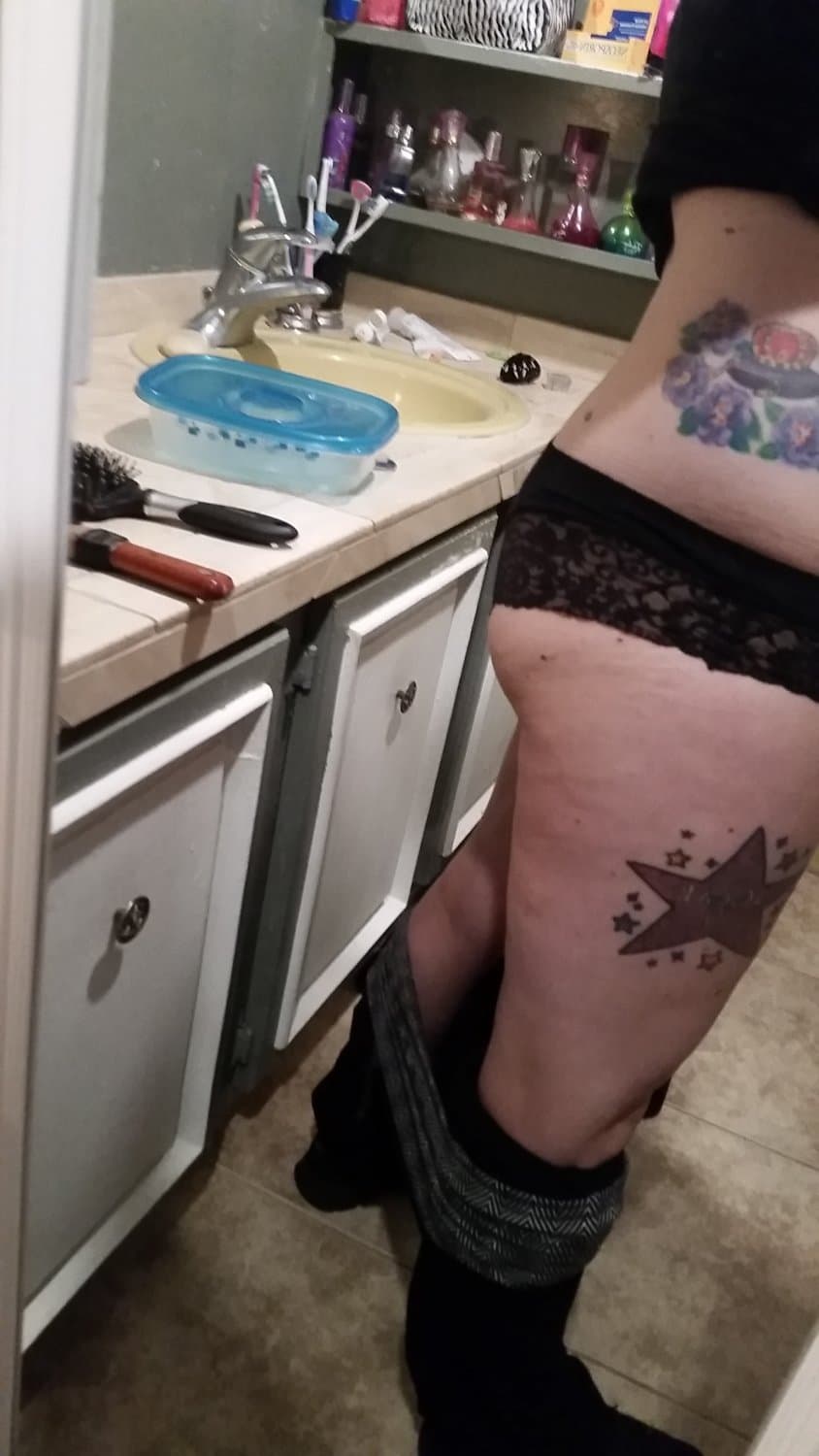 My slut could make your cock melt, her pussy could swallow your cock and balls