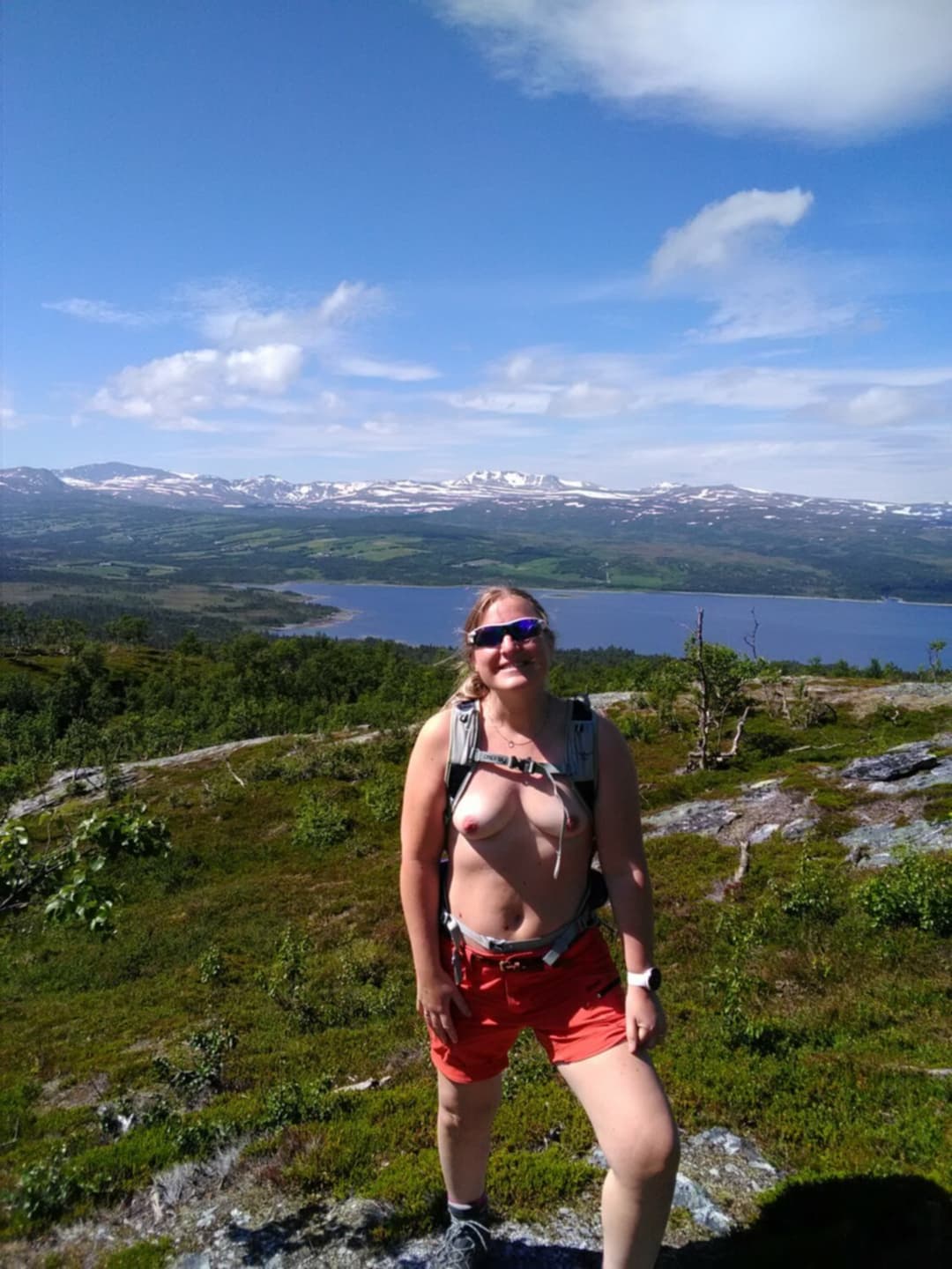 Naughty nurse shows us her hot body