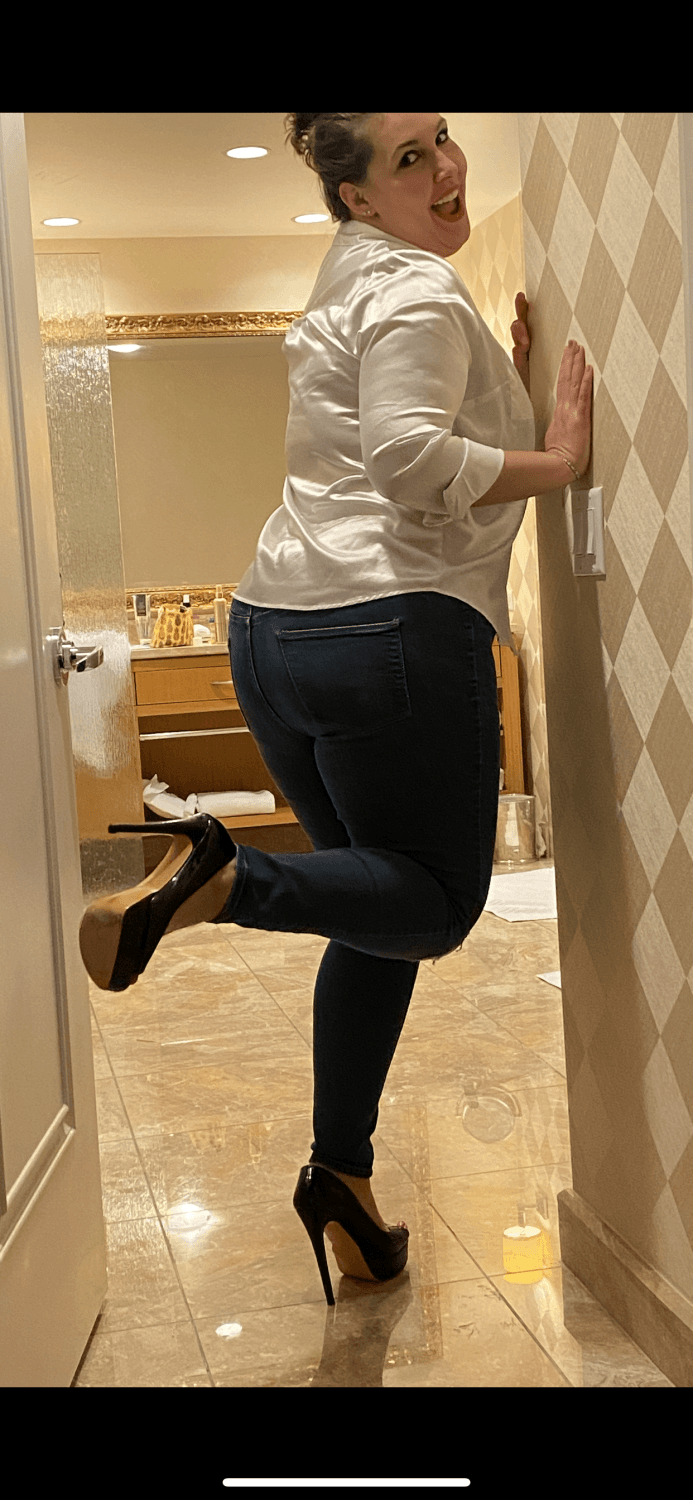 Click to view full size Married cheating whore. Name her! Comments! Satin sexy Vegas outfit 4 cock! Comments needed! Rate!