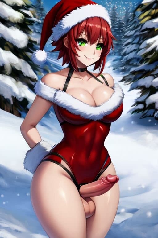Holiday Futanari | My gift from me to you is two albums of AI porn! Happy Holidays!