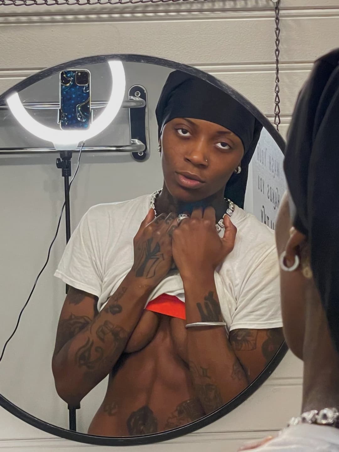 Black dyke stud ebony tomboy Tajee P2