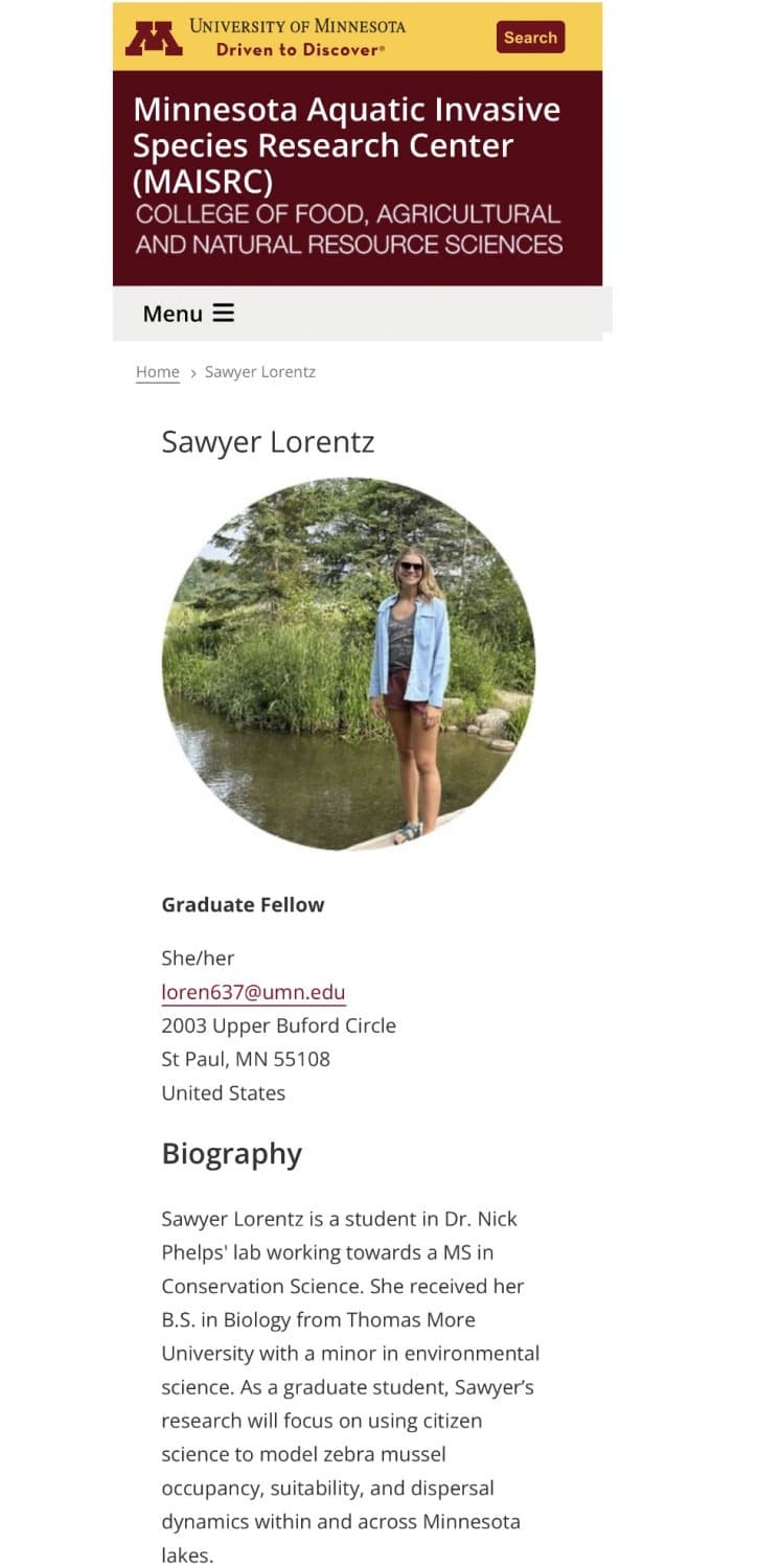 NCAA star Sawyer Lorentz