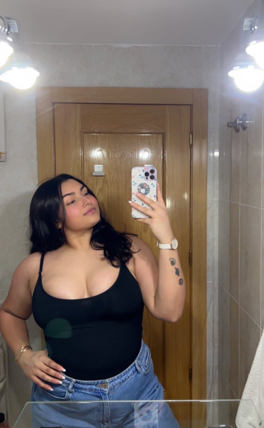 Spanish OF Beauty With GORGEOUS Natural Tits