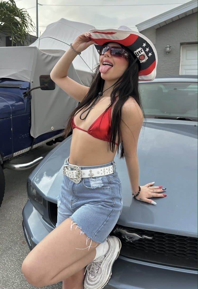 Click to view full size Barely Legal Petite Skinny Bikini Teen with Braces Jordan