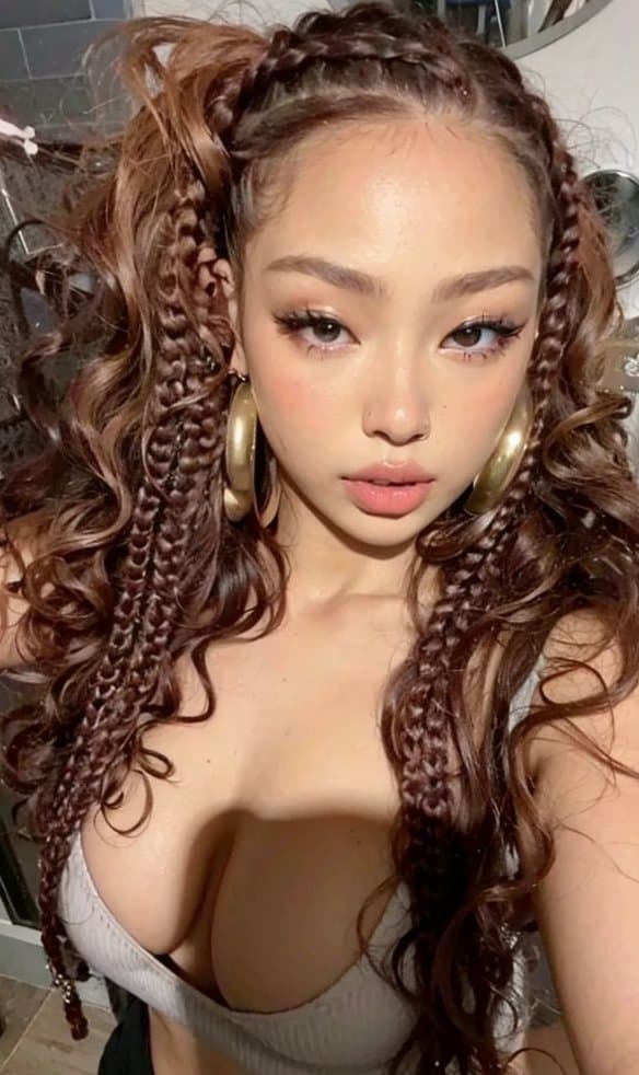 Asian baddie inserted with cum for being a bad girl??